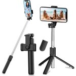 Perche selfie tr�pied 3 - en - 1 bluetooth - t�lescopique t�l�commande amovible support stable pour photos ...