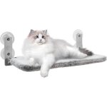 Perchoir de fen�tre pour chat hamac pliable pour fen�tre lit pour chat avec housse en tissu double faceconteni ...