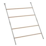 Perchoir grand poulailler gris - installation facile pour enclos et poulaillers