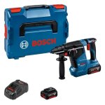 Perforateur sds - plus bosch professional gbh 18v - 24 c + 2 batteries 5. 0ah + chargeur gal 1880 - 0611923003 ...