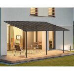 Palram pergola 16. 7m² gris anthracite - 705601 Palram pergola 16. 7m² gris anthracite - 705601