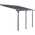 Pergola gardiun elliot - 13 m 435x300x225 / 270 cm aluminium et polycarbonate