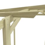 Pergola de jardin en bois de pin - wiens - 180x197x210 cm - bois de pin impr�gn� - vert - r�sistant � ...