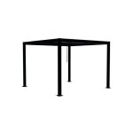 Milos - pergola bioclimatique 3x3 m structure et lames en aluminium