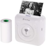 Peripage mini imprimante thermique sans fil bt pour �tiquettes autocollants photo m�mos re�us fonction ...