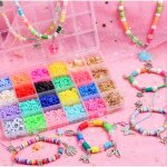 Kit de fabrication de bijoux - zgeer - bracelet et collier - 24 perles color�es - pour enfants - multicolore ...