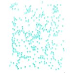 Perle de pluie vert deau