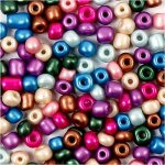 Perles de rocaille - mtallique - 5 mm - 130 g - mixte - adulte