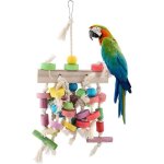 Perroquet jouet balanoire chelle suspendue couleur vive jouet  mcher jouet  mcher en bois pour ...