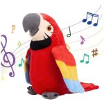 Perroquet qui parle - electrique - rouge - pour enfants - cadeau anniversaire - amusant et coloré Perroquet qui parle - electrique - rouge - pour enfants - cadeau anniversaire - amusant et coloré