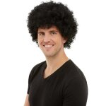 Perruque afro pour femme et homme - funidelia - accessoire pour d�guisement - noir - 100% fibres synth�tiques ...