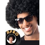 Perruque afro noire - adulte - mixte - intérieur - thème disco - coupe volumineuse Perruque afro noire - adulte - mixte - intérieur - thème disco - coupe volumineuse