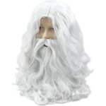 Perruque et barbe de dguisement - pre nol