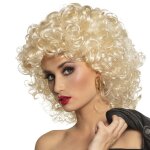 Perruque - boland - perruque courte frise blonde - jaune - adulte - intrieur