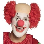 Perruque clown crne nu rouge homme