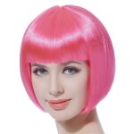 Perruque courte rose fluo femme - marque 38541 - type de produit perruque - modle 38541 - couleur(s) ...