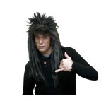 Perruque - dguisements - punk avec dreadlocks noirs - homme - adulte - intrieur