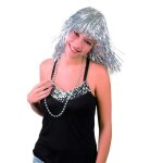 Perruque disco lame argent - deguisement discount - accessoire de dguisement - adulte - mixte - noir ...