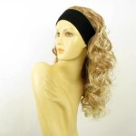 Perruque femme bandeau longue - blond clair cuivr mch - coupe sobre et naturelle