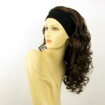 Perruque femme bandeau longue boucle chtain
