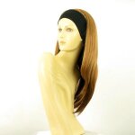 Perruque femme bandeau - nikita - blond fonc� cuivr� - coupe naturelle
