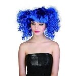 Accessoire - perruque bleue  couettes femme