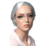Perruque femme grand - mre grise - adulte - synthtique - taille unique