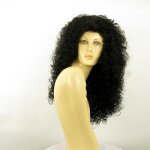 Perruque femme longue boucl�e noire emeline 1b