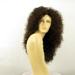 Perruque femme longue ch�tain boucl�e emeline 6h30