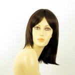 Perruque femme mi - longue lisse chocolat méché - marque inconnue - coupe sobre et naturelle - fibre ... Perruque femme mi - longue lisse chocolat méché - marque inconnue - coupe sobre et naturelle - fibre ...