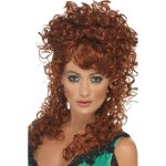 Perruque frise rousse femme
