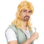 Perruque homme - 230709 - blond - intrieur - 45 cm