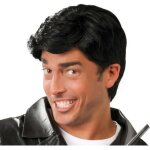 Perruque homme noire en bote alpexe - 203