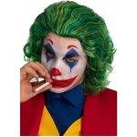 Perruque - horror - shop - joker fou - verte - costume halloween - adulte