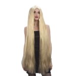 Perruque - longue raide - blonde - 1 m - femme adulte