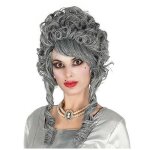 Perruque - marquise - gris - femme - adulte - autres couleurs