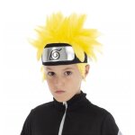 Perruque - chaks - naruto shippuden - jaune gris et noir - enfant