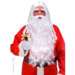 Perruque - pere noel luxe - rouge - adulte - intrieur