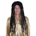 Perruque - rasta - dreadlocks - jaune - adulte - intrieur