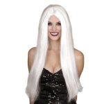Perruque sorcire blanche - accessoire de dguisement - adulte - femme