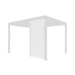 Persienne 130cm pour pergola bioclimatique aluminium 4x3m triomphe persienne 130cm triomphe Persienne 130cm pour pergola bioclimatique aluminium 4x3m triomphe persienne 130cm triomphe