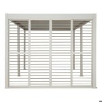 Persienne pour pergola bioclimatique evora 6x36 m argile - hesp�ride