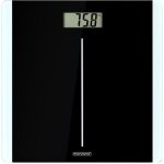 P�se personne balance digitale noir 180kg 4 capteurs �cran lcd verre tremp�