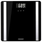 Pèse personne impédancemètre balance digitale noir 180kg écran lcd 8 fonctions Pèse personne impédancemètre balance digitale noir 180kg écran lcd 8 fonctions