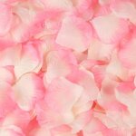 Fleurs artificielles - p�tales de rose - lot de 1000 - soie synth�tique - r�utilisables - 4cm