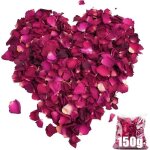 Ptales de rose - naturel - rouge - 100% biodgradables - parfum longue dure - dcoratif