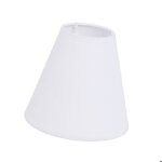 Petit abat - jour blanc � hauteur 15 cm