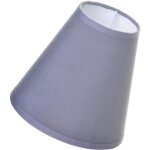 Abat - jour - petit - gris - mtal - diamtre 15 cm