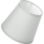 Abat - jour - marque inconnue - petit - gris clair - mtal