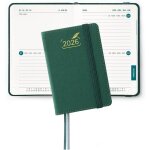 Petit agenda 2026 de poche 12x8cm bi - journalier 2 jours par pageagenda 2026 semainier avec couverture ...